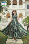 Manimala By Chansi Trendz Chinon Long Gown Exporters In India